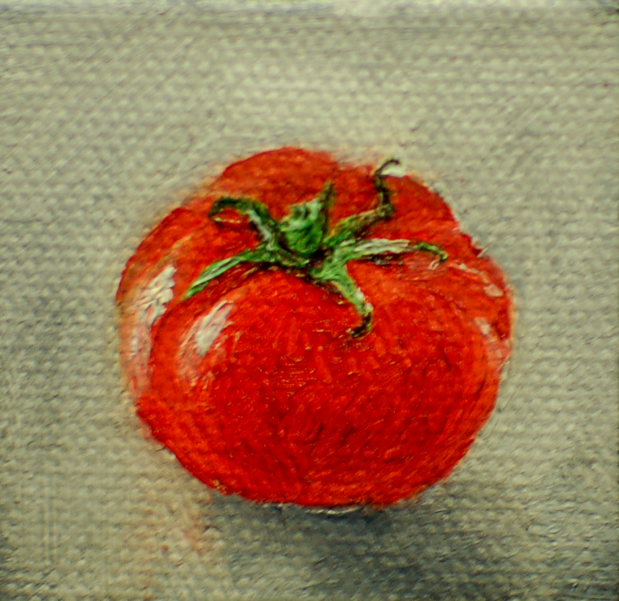 Smallest Tomato – 2″ x 2″.